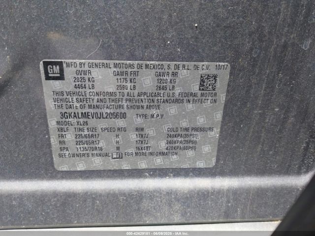 2018 GMC TERRAIN 3GKALMEV0JL206600 Photo 8