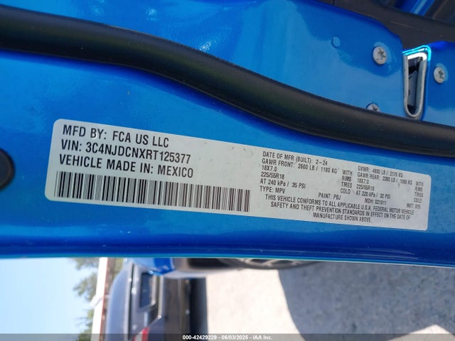 3C4NJDCNXRT125377 Jeep Compass