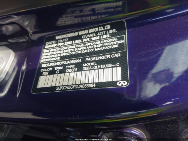 2018 INFINITI QX30 SJKCH5CP2JA056994 Photo 8