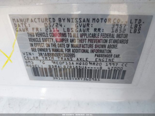 2024 NISSAN SENTRA 3N1AB8BVXRY360985 Photo 8