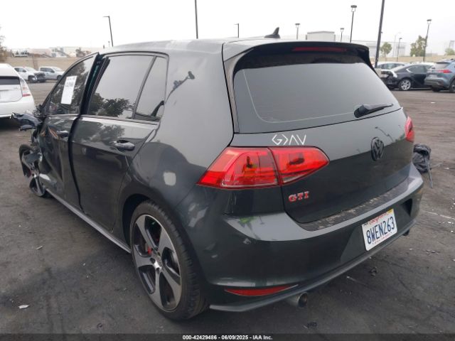 2016 VOLKSWAGEN GOLF GTI 3VW547AU5GM001573 Photo 2