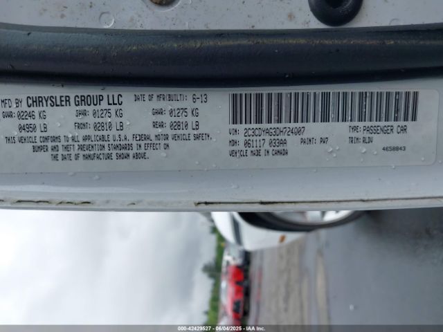 2013 DODGE CHALLENGER 2C3CDYAG3DH724007 Photo 8