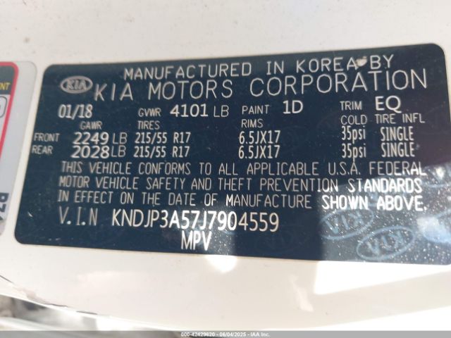 KNDJP3A57J7904559 KIA g