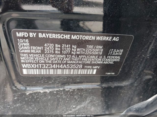 2017 BMW X1 WBXHT3Z34H4A53528 Photo 8