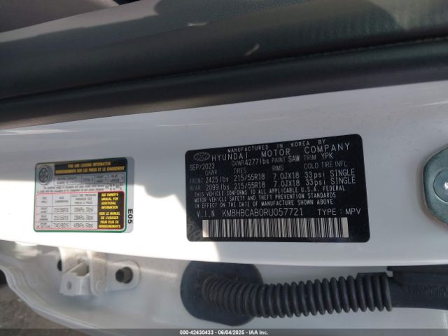 2024 HYUNDAI KONA KM8HBCAB0RU057721 Photo 8