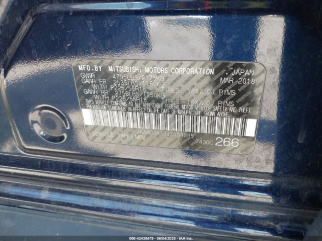 JA4AD3A33JZ054385 Mitsubishi mivec