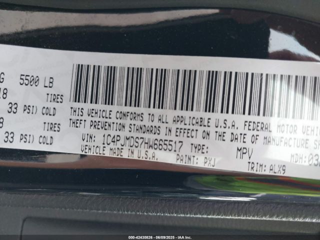 2017 JEEP CHEROKEE 1C4PJMDS7HW665517 Photo 8