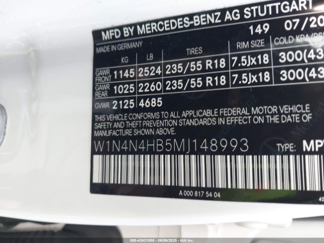 2021 MERCEDES-BENZ GLA 250 W1N4N4HB5MJ148993 Photo 8