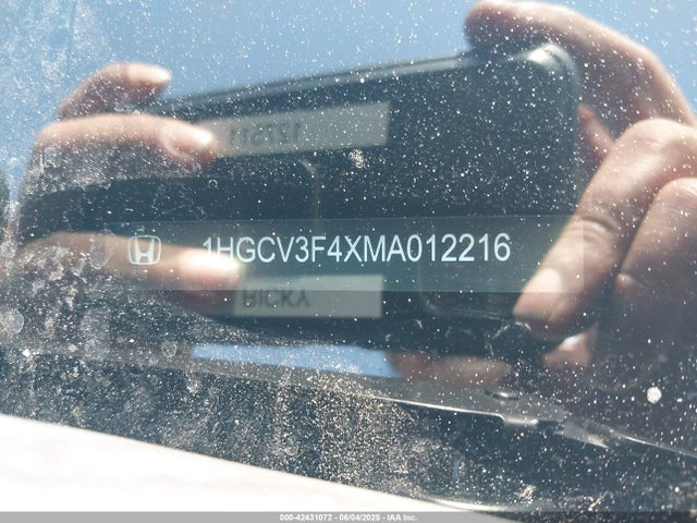 Honda lfb2 2021 1HGCV3F4XMA012216 Image 9