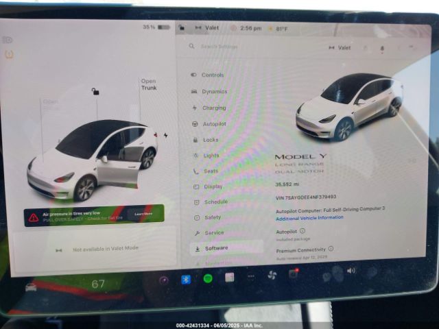 2022 TESLA MODEL Y 7SAYGDEE4NF379493 Photo 6