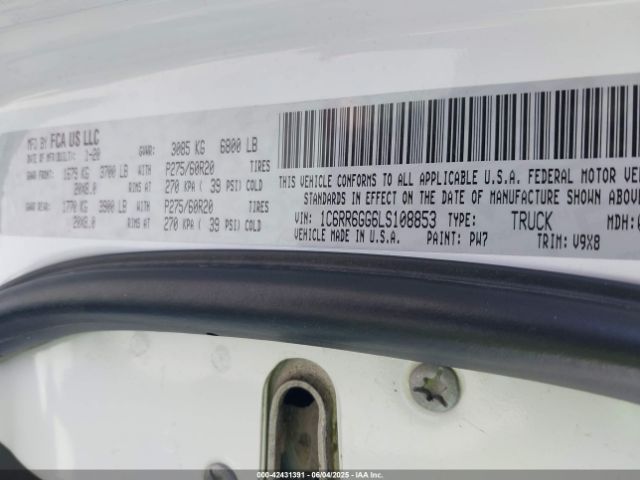 1C6RR6GG6LS108853 RAM 2020