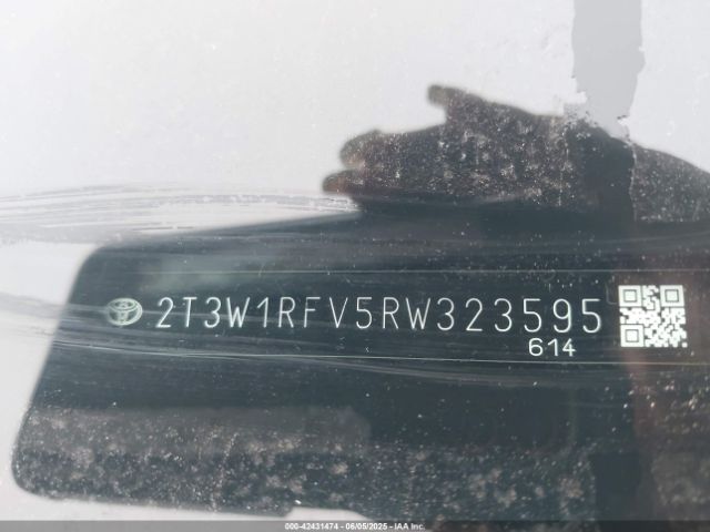 2T3W1RFV5RW323595 Toyota Rav4 Xle
