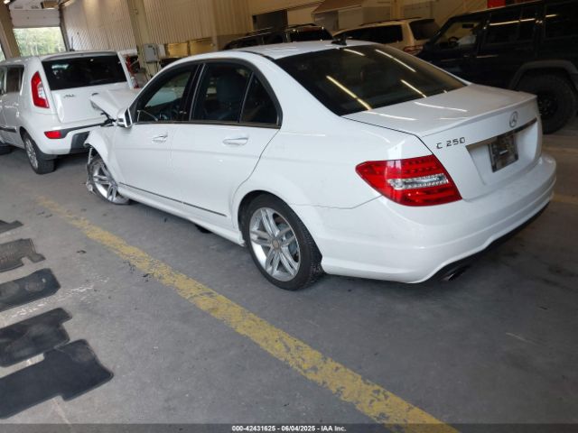 2014 MERCEDES-BENZ C 250 WDDGF4HB9ER303135 Photo 2