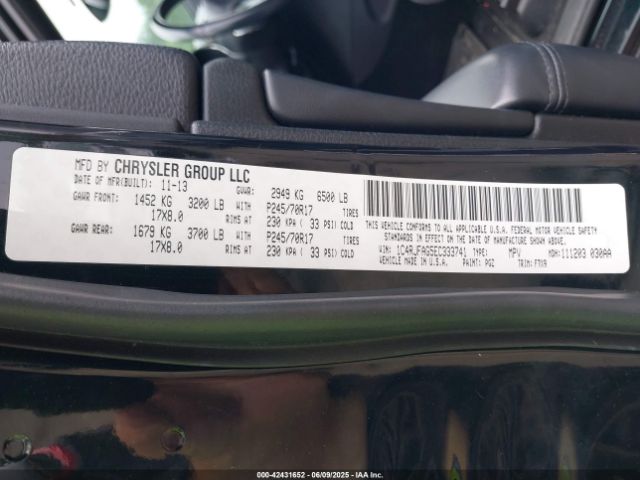 1C4RJFAG5EC333741 Jeep Grand Cherokee Laredo