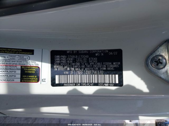 2022 TOYOTA GR86 JF1ZNBF14N8756370 Photo 8