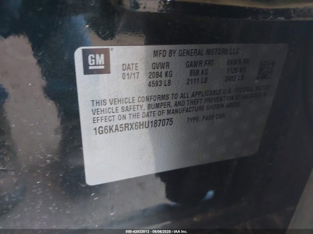 Cadillac ltg 2017 1G6KA5RX6HU187075 Image 8