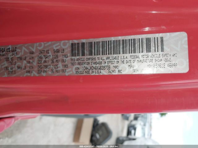 2019 JEEP WRANGLER UNLIMITED 1C4HJXDN6KW639739 Photo 8