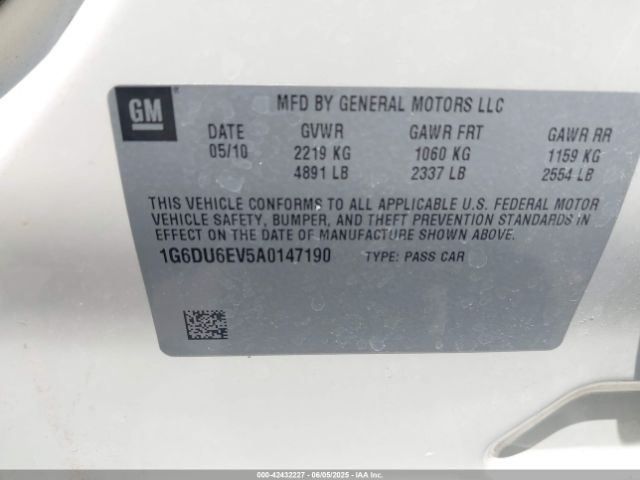 2010 CADILLAC STS 1G6DU6EV5A0147190 Photo 8