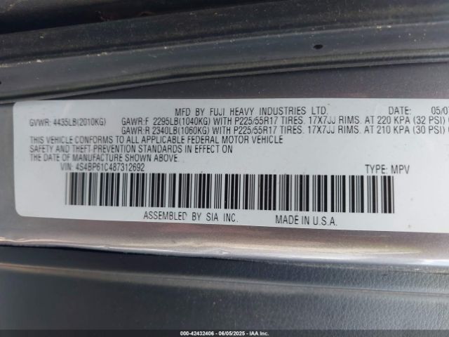 2008 SUBARU OUTBACK 4S4BP61C487312692 Photo 8