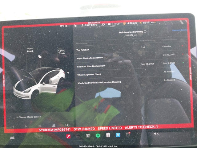 2021 TESLA MODEL 3 5YJ3E1EA1MF086741 Photo 6