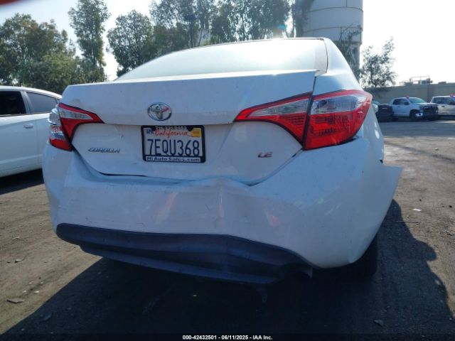 5YFBURHE8EP105528 Toyota Corolla Le Plus