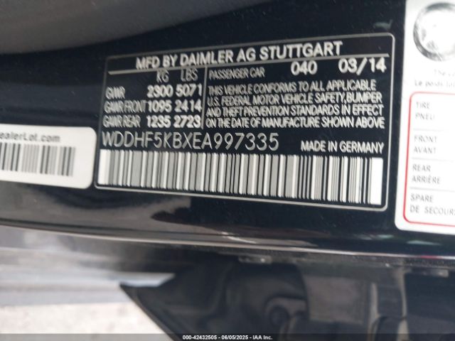 WDDHF5KBXEA997335 Mercedes-Benz E 350