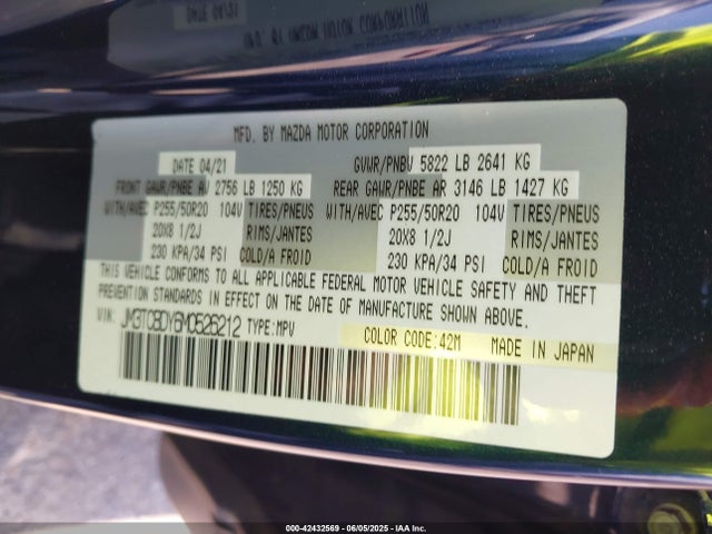 JM3TCBDY6M0526212 Mazda py turbo