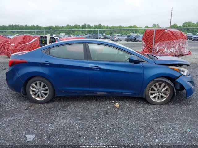 KMHDH4AE5GU480546 Hyundai ELANTRA SE