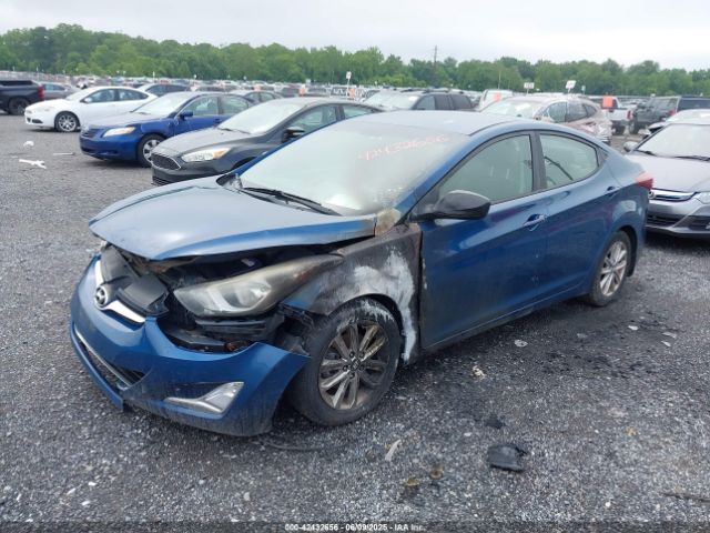 KMHDH4AE5GU480546 Hyundai ELANTRA SE