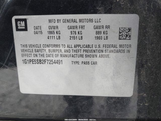 1G1PE5SB2F7254491 Chevrolet LUV