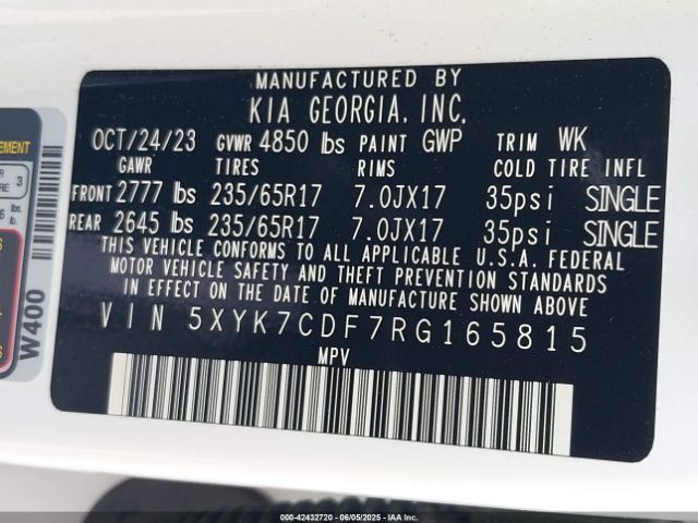 2024 KIA SPORTAGE 5XYK7CDF7RG165815 Photo 8