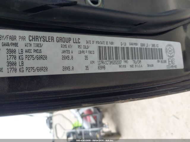 2010 DODGE RAM 1500 1D7RV1CT3AS252597 Photo 8
