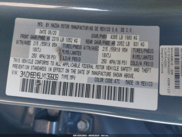 2020 MAZDA CX-30 3MVDMBEM5LM139909 Photo 8