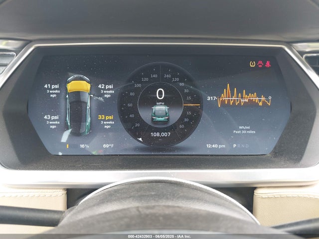 2013 TESLA MODEL S 5YJSA1DG9DFP06457 Photo 6