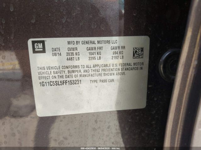 1G11C5SL5FF153231 Chevrolet lkw