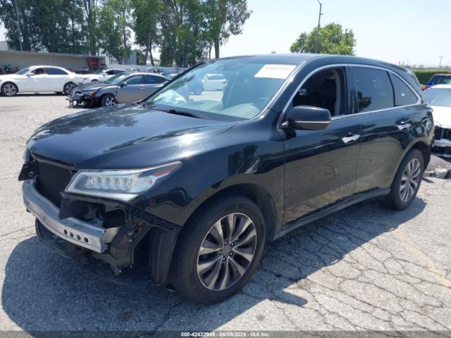 2015 ACURA MDX 5FRYD3H47FB011490 Photo 1