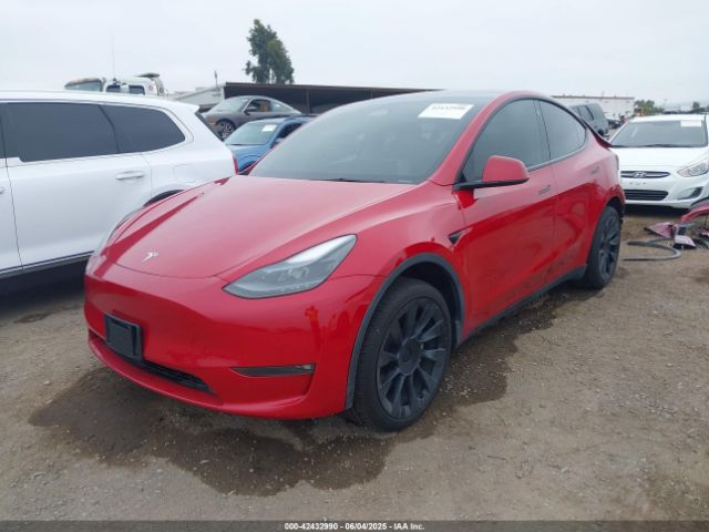 7SAYGDEE6NF516661 Tesla Model Y Long Range Dual Motor All-wheel Drive