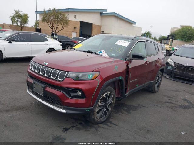 2022 JEEP COMPASS 3C4NJDCB8NT161598 Photo 1
