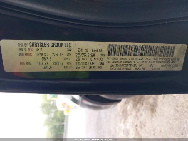 2011 DODGE JOURNEY 3D4PH7FG9BT534921 Photo 8