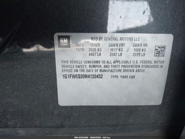 2017 CHEVROLET BOLT EV 1G1FW6S00H4130432 Photo 8