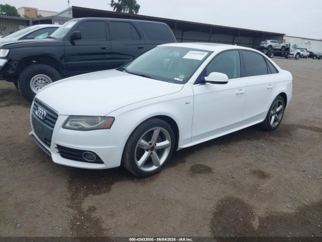 2012 AUDI A4 WAUEFAFL9CN014320 Photo 1