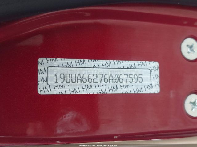 2006 ACURA TL 19UUA66276A067595 Photo 8