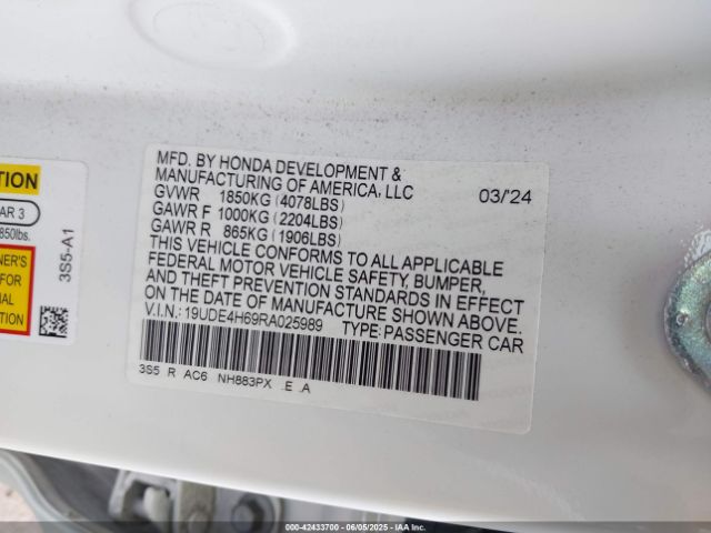 2024 ACURA INTEGRA 19UDE4H69RA025989 Photo 8