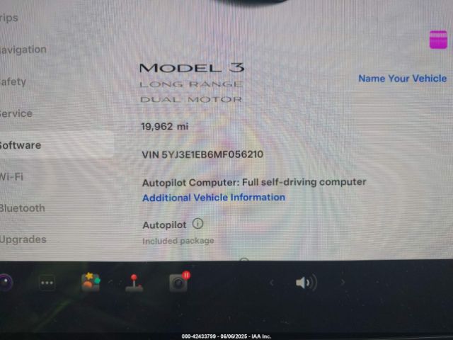 2021 TESLA MODEL 3 5YJ3E1EB6MF056210 Photo 6