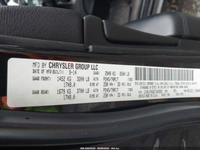 1C4RJFAG6FC649991 Jeep Grand Cherokee Laredo