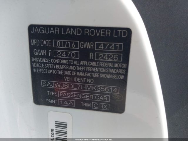 2017 JAGUAR F-TYPE SAJWJ6DL7HMK35614 Photo 8