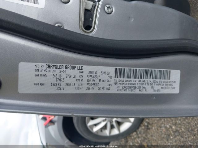 3C4PDCBB4FT564359 Dodge Journey Sxt
