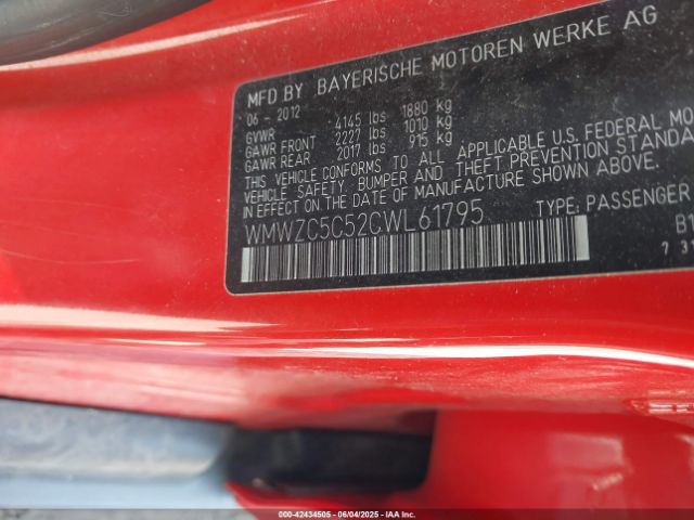 2012 MINI COOPER S COUNTRYMAN WMWZC5C52CWL61795 Photo 8