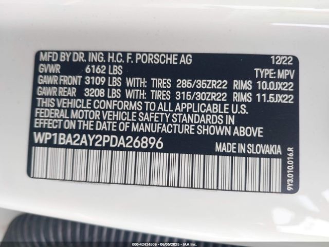 2023 PORSCHE CAYENNE COUPE WP1BA2AY2PDA26896 Photo 8