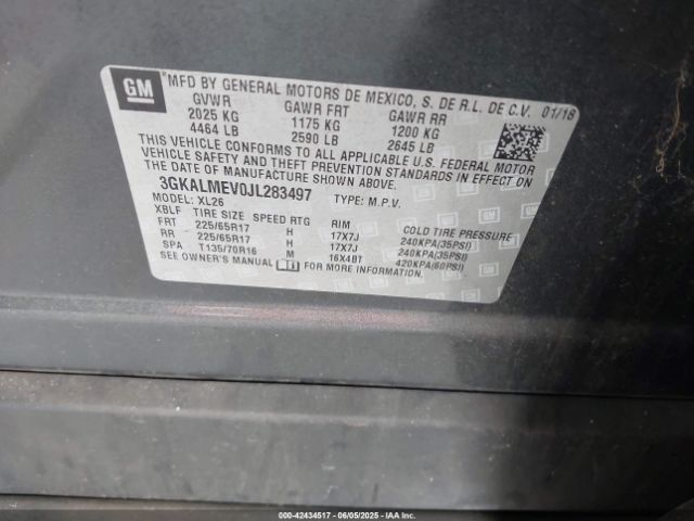 2018 GMC TERRAIN 3GKALMEV0JL283497 Photo 8